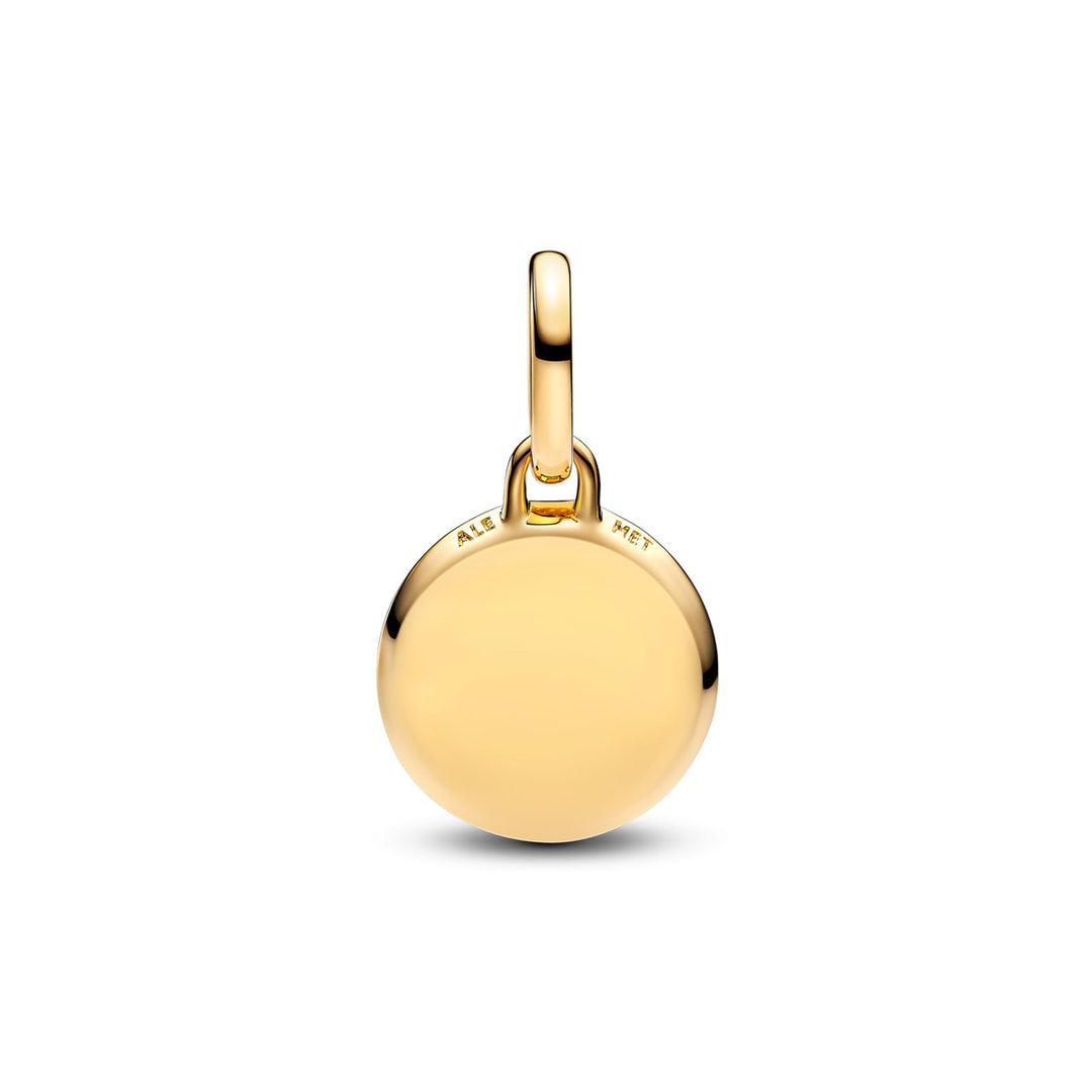 Pandora ME Grünes gravierbares Mini Medaillon Charm - 763389C01