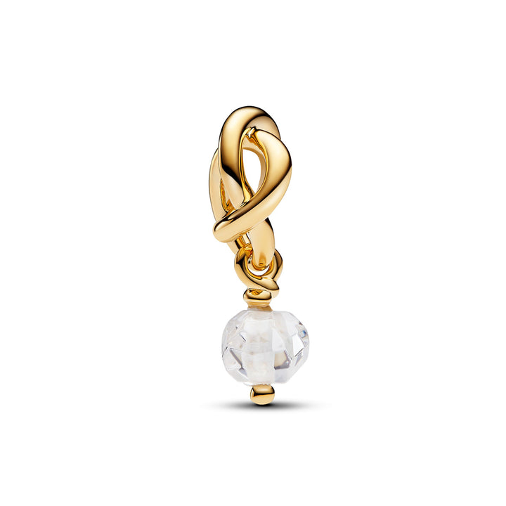Pandora Facettierter klarer Ewigkeitskreis Charm Anhänger - 763462C04
