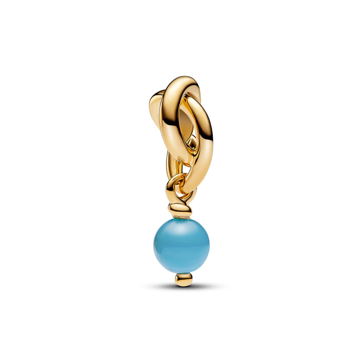 Pandora Türkisblauer Ewigkeitskreis Charm Anhänger - 763462C12