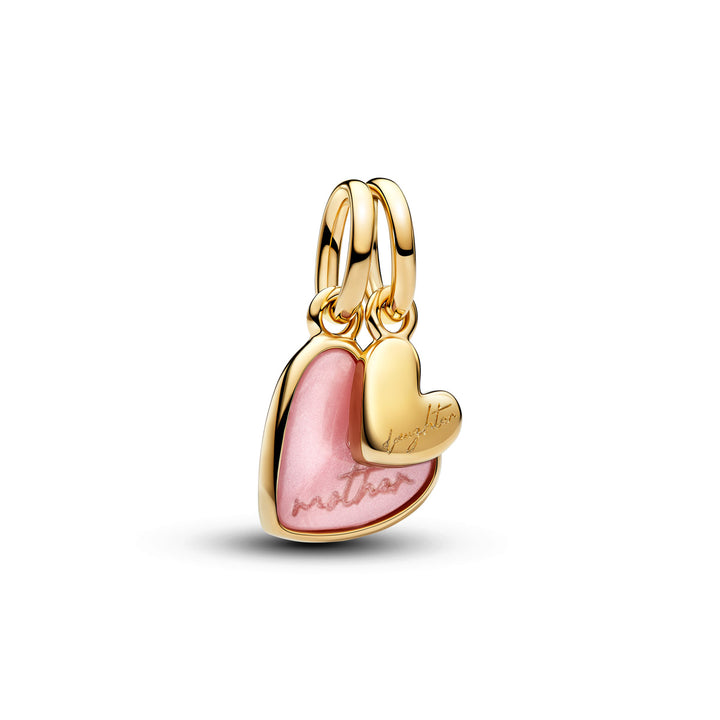 Pandora Charm Pendente Unione di Cuori Mamma e Figlia divisibile - 763766C01