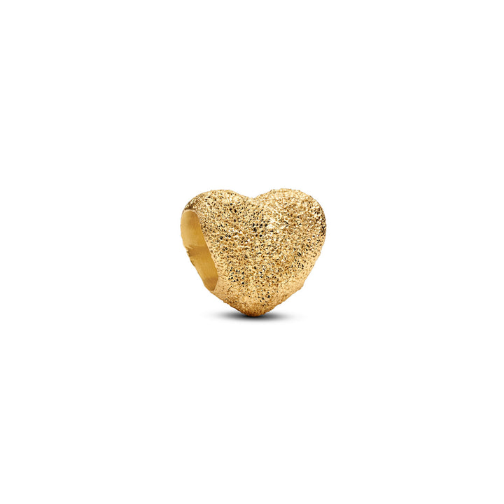 Pandora Strukturiertes Herz Mini Charm - 764000C00