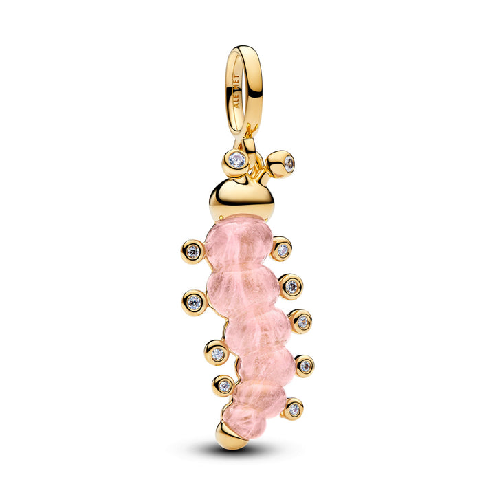 Pandora Rosafarbene Raupe Charm - 764489C01