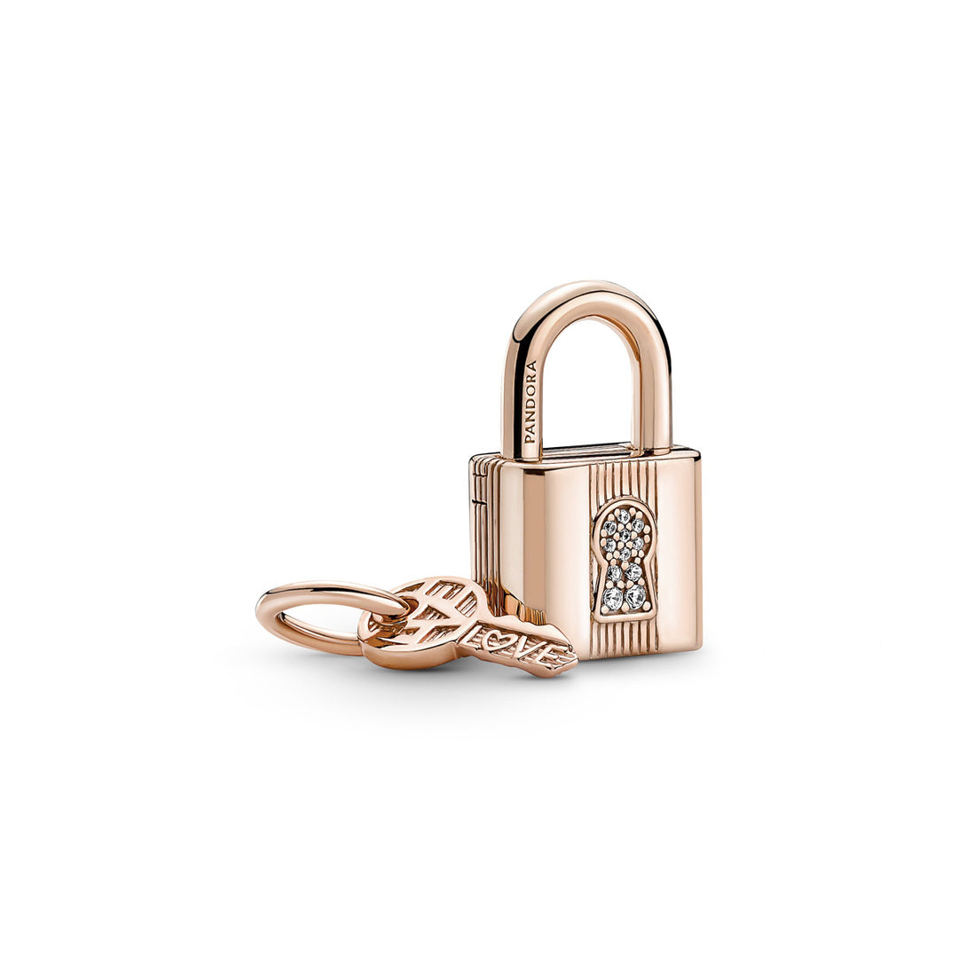 Pandora Vorhängeschloss & Schlüssel Charm - 780088C01