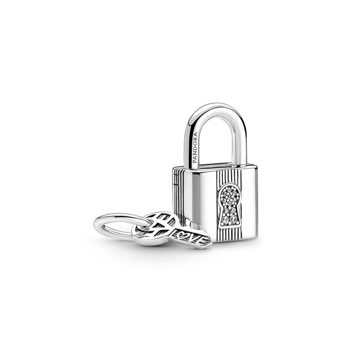 Pandora Vorhängeschloss &amp; Schlüssel Charm - 790088C01