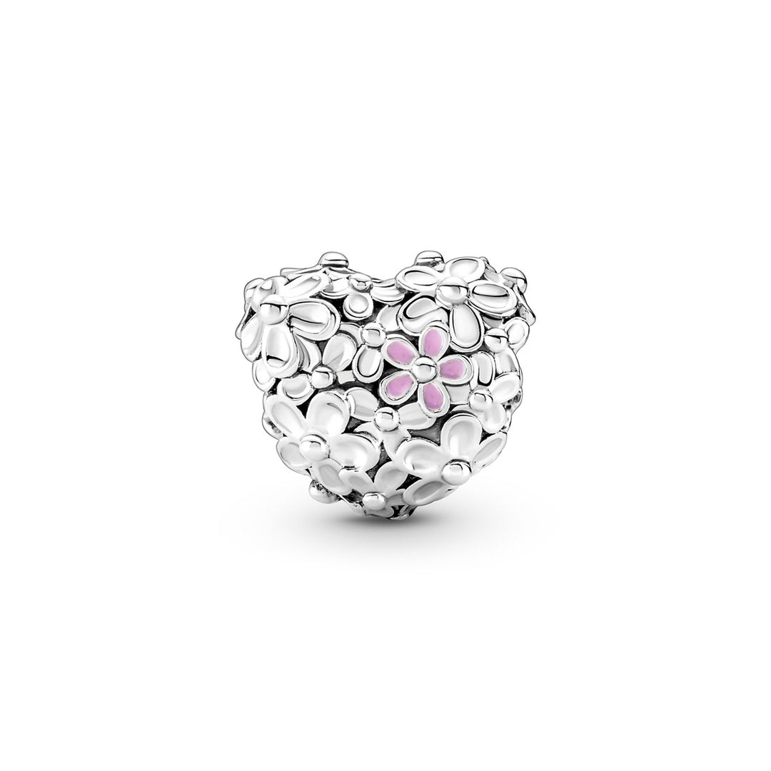 Pandora Mum Gänseblümchen Herz Charm - 791155C01