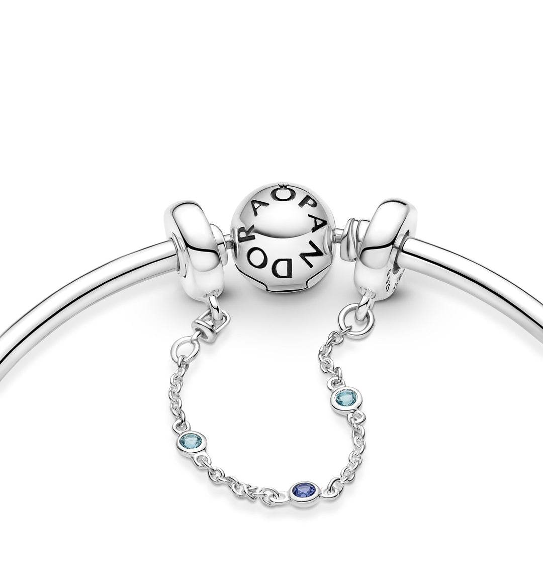 Pandora Drei Blaue Steine Komfortkette - 791688C01-05
