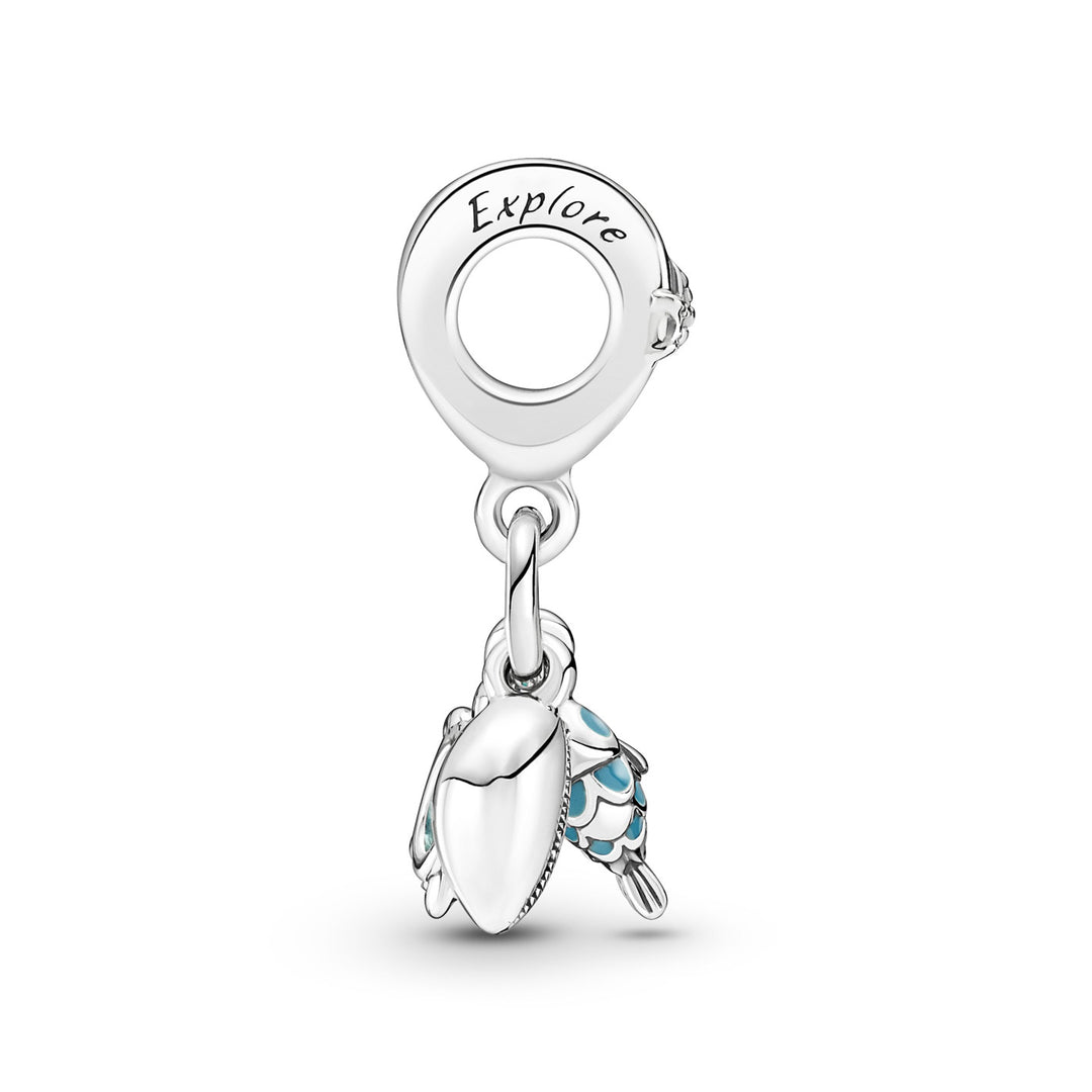 Pandora Fisch Meeresschildkröte &amp; Muschel Dreifacher Charm - 791697C01