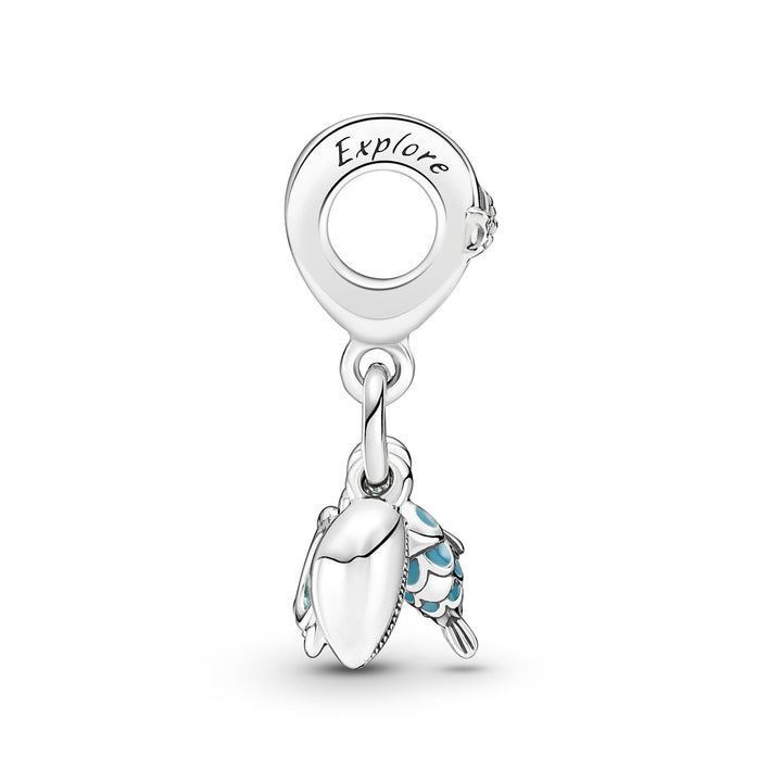 Pandora Fisch Meeresschildkröte &amp; Muschel Dreifacher Charm - 791697C01