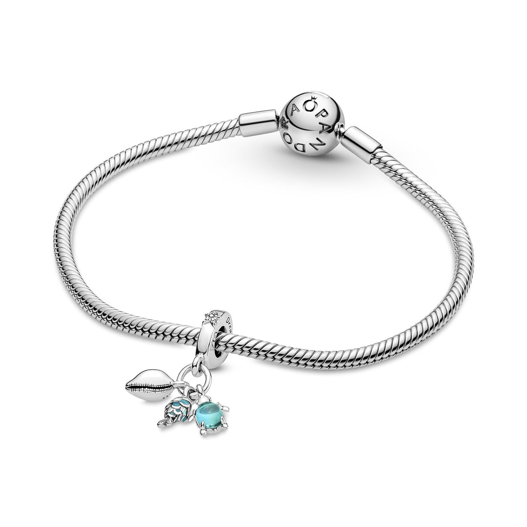 Pandora Fisch Meeresschildkröte &amp; Muschel Dreifacher Charm - 791697C01
