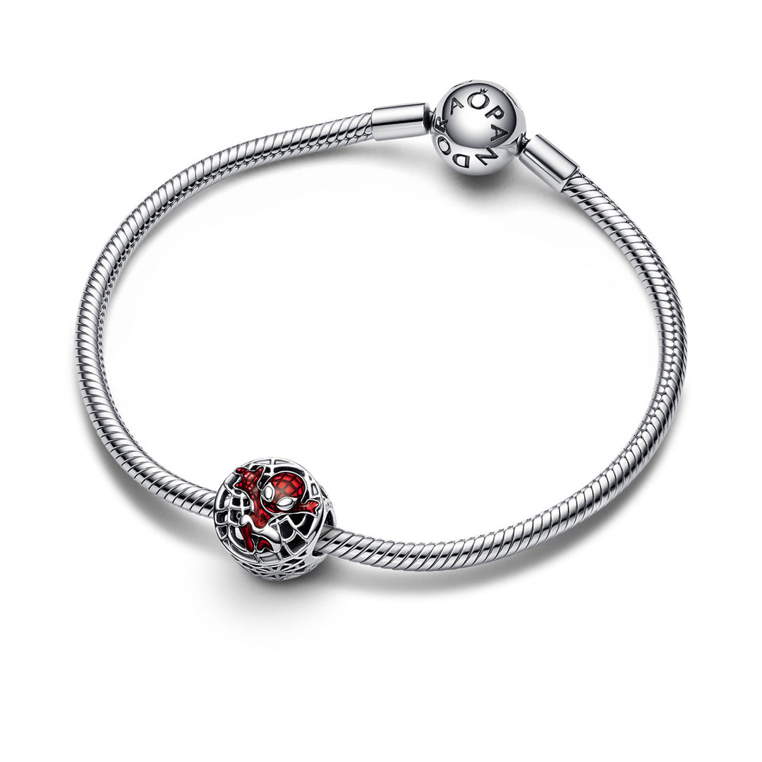 Pandora Marvel Spider Man Lebhafte Stadt Charm - 792350C01