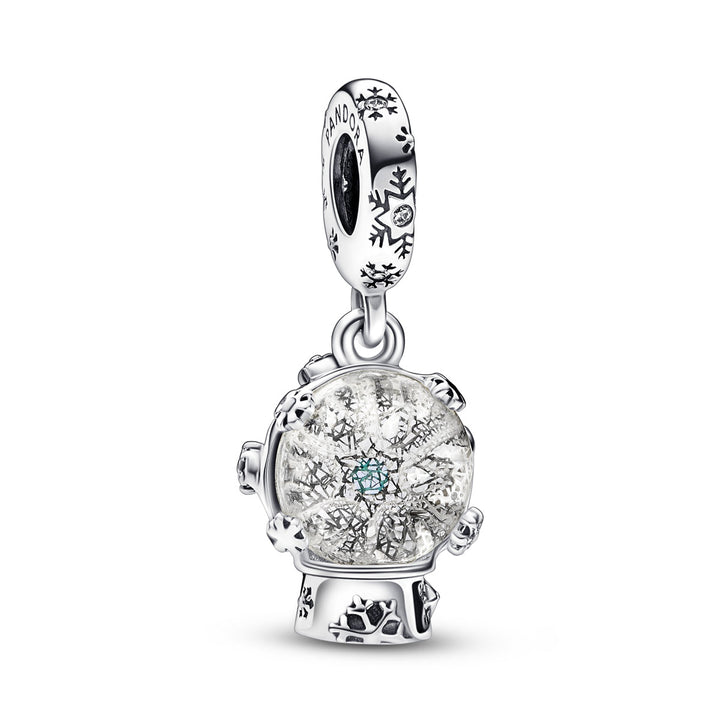 Pandora Schneeflocke Schneekugel Charm - 792369C01