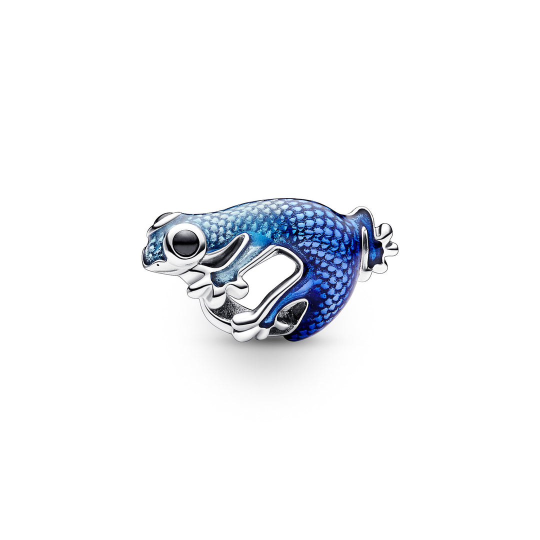 Pandora Metallic Blaues Gecko Charm - 792701C01