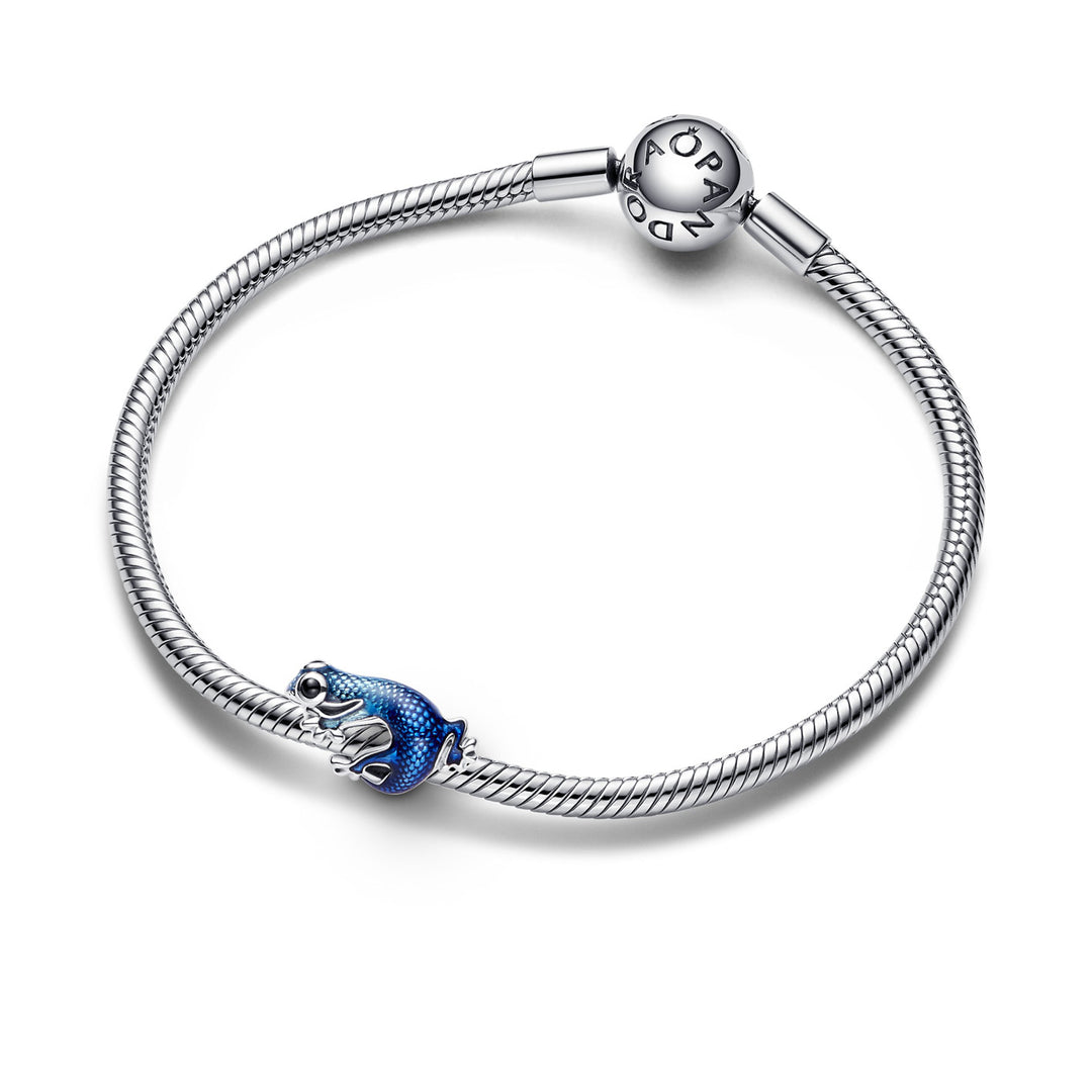 Pandora Metallic Blaues Gecko Charm - 792701C01