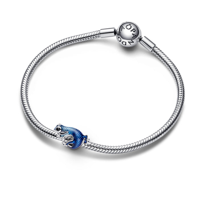 Pandora Metallic Blaues Gecko Charm - 792701C01
