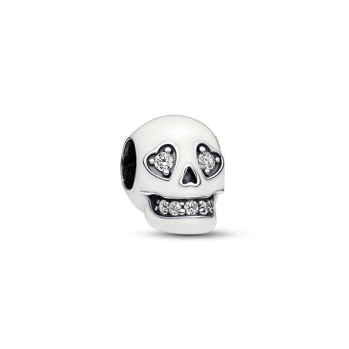 Pandora Glow in the dark Funkelnder Totenkopf Charm - 792811C01