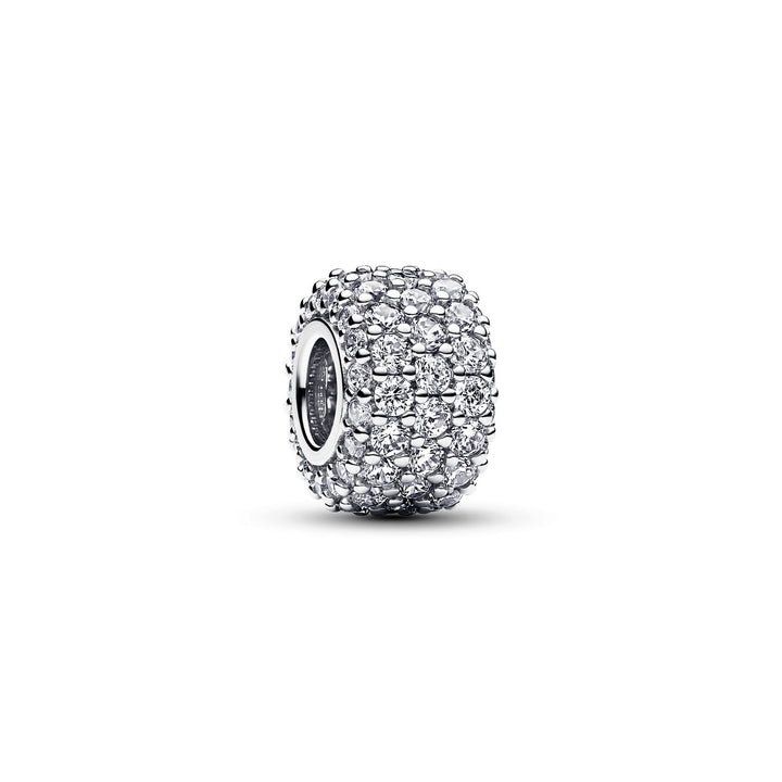 Pandora Funkelndes Dreireihiges Pavé Charm - 792820C01