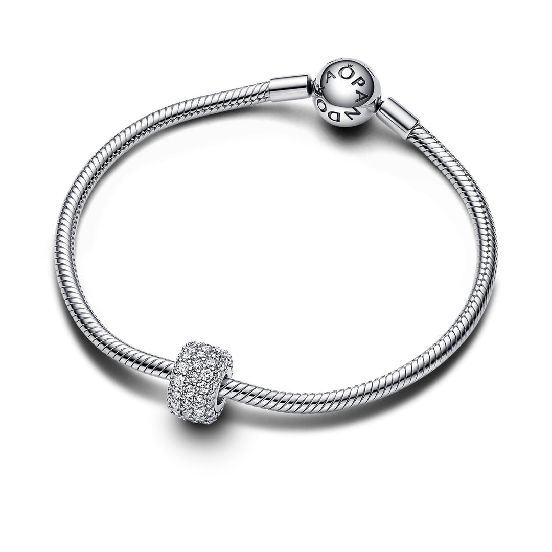 Pandora Funkelndes Dreireihiges Pavé Charm - 792820C01