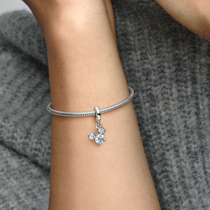 Pandora Disney Micky Maus Funkelnder Kopf Sil­hou­et­te Charm - 793031C01