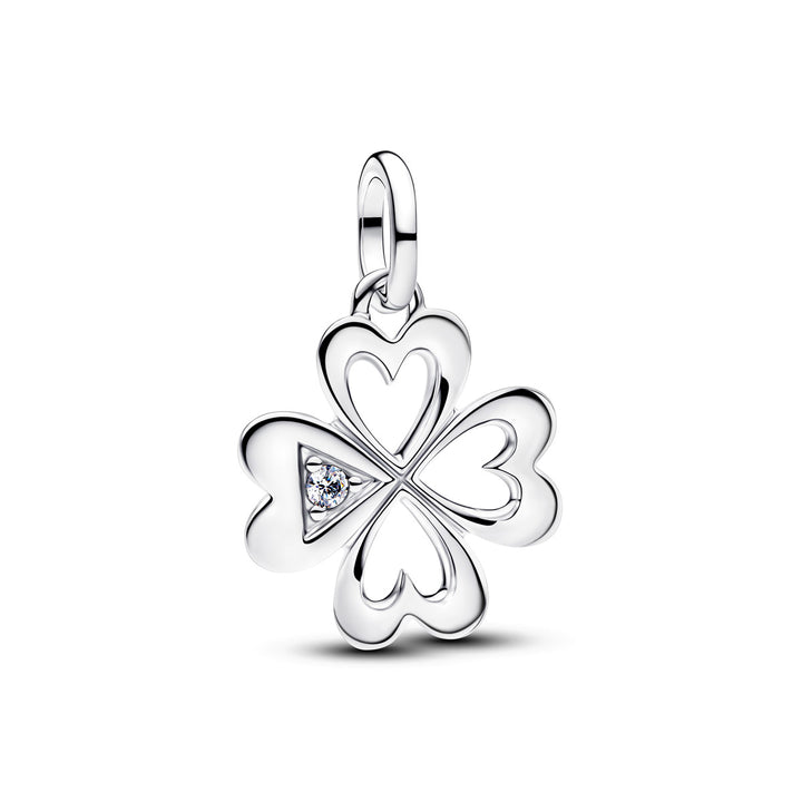 Pandora Heart Four-Leaf Clover Medallion Charm - 793034C01