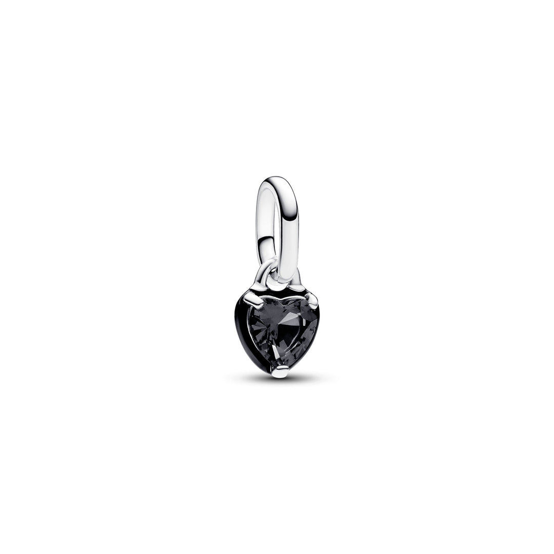 Pandora ME Schwarzes Chakra Herz Mini Charm - 793042C01
