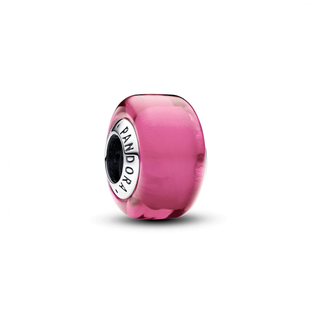 Pandora Rosafarbenes Murano Glas Mini Charm - 793107C00