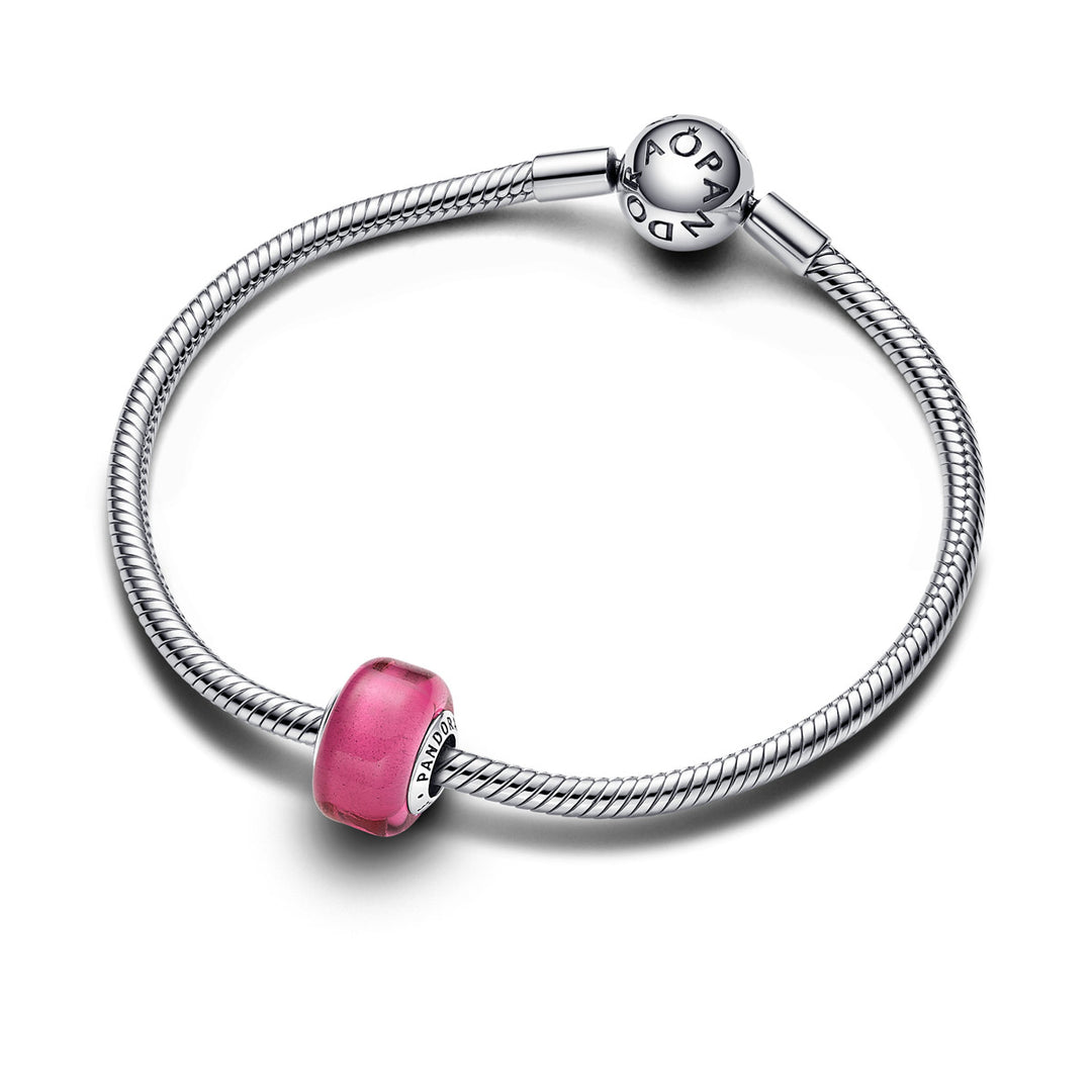 Pandora Rosafarbenes Murano Glas Mini Charm - 793107C00