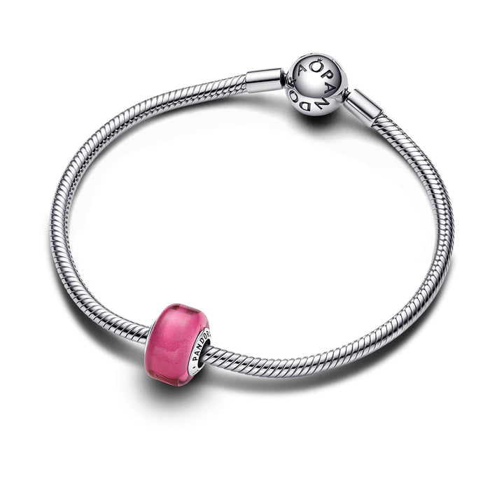 Pandora Rosafarbenes Murano Glas Mini Charm - 793107C00