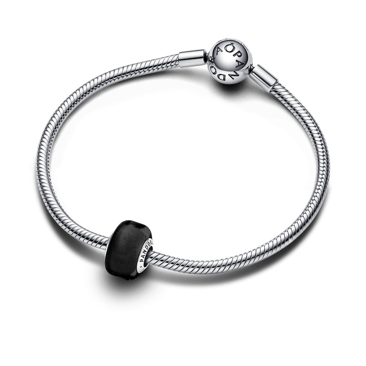 Pandora Schwarzes Murano Glas Mini Charm - 793117C00