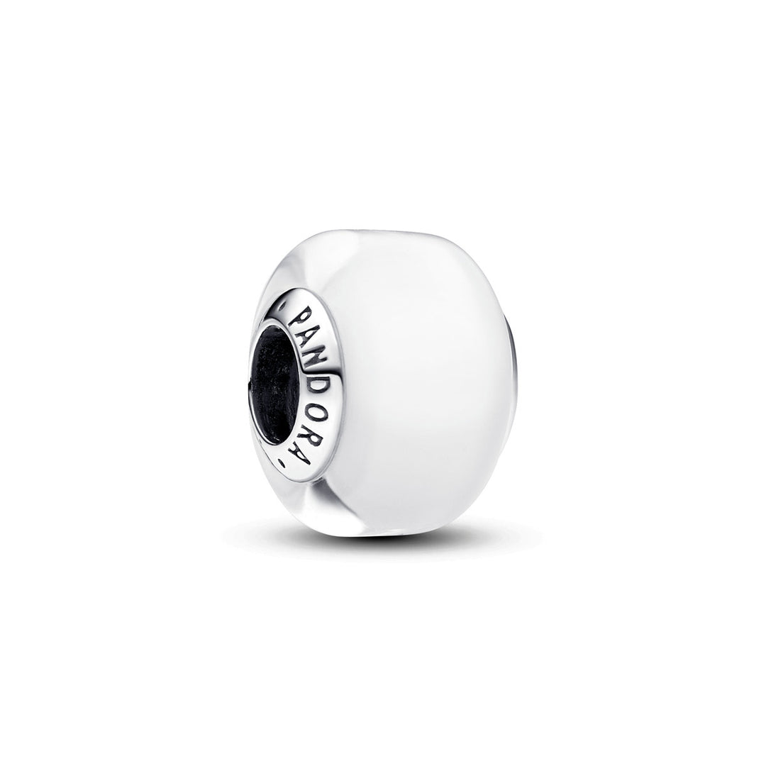 Pandora Weisses Murano Glas Mini Charm - 793118C00