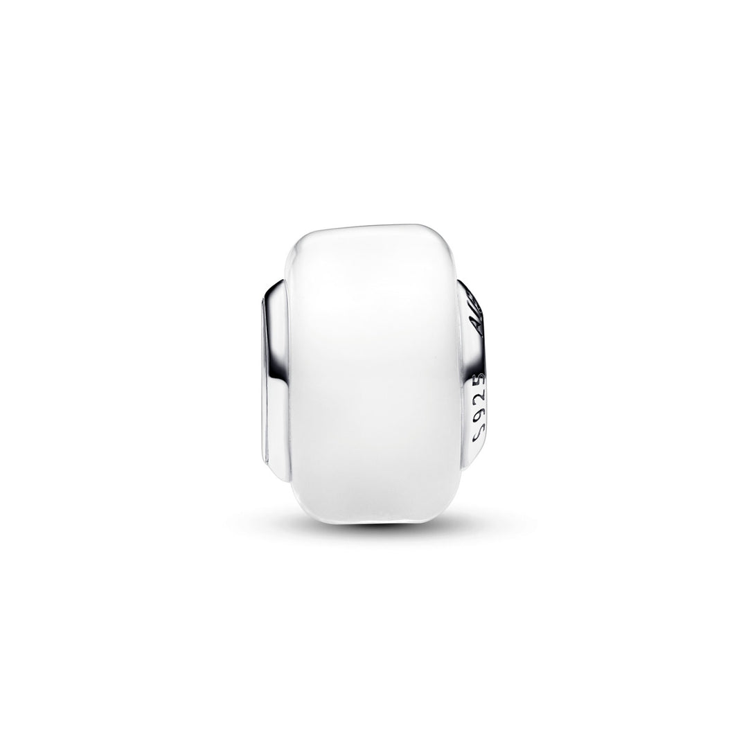 Pandora Weisses Murano Glas Mini Charm - 793118C00