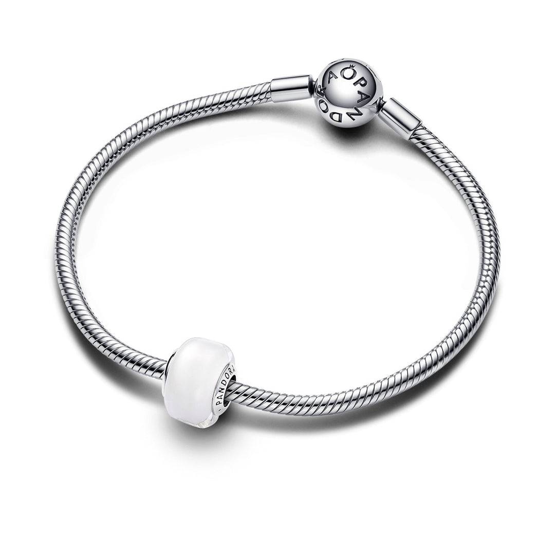 Pandora Weisses Murano Glas Mini Charm - 793118C00