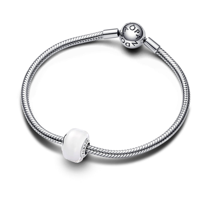 Pandora Weisses Murano Glas Mini Charm - 793118C00