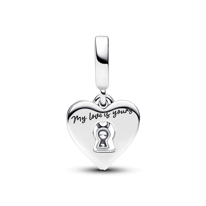 Pandora Rotes Herz &amp; Schlüsselloch Doppelter Charm - 793119C01