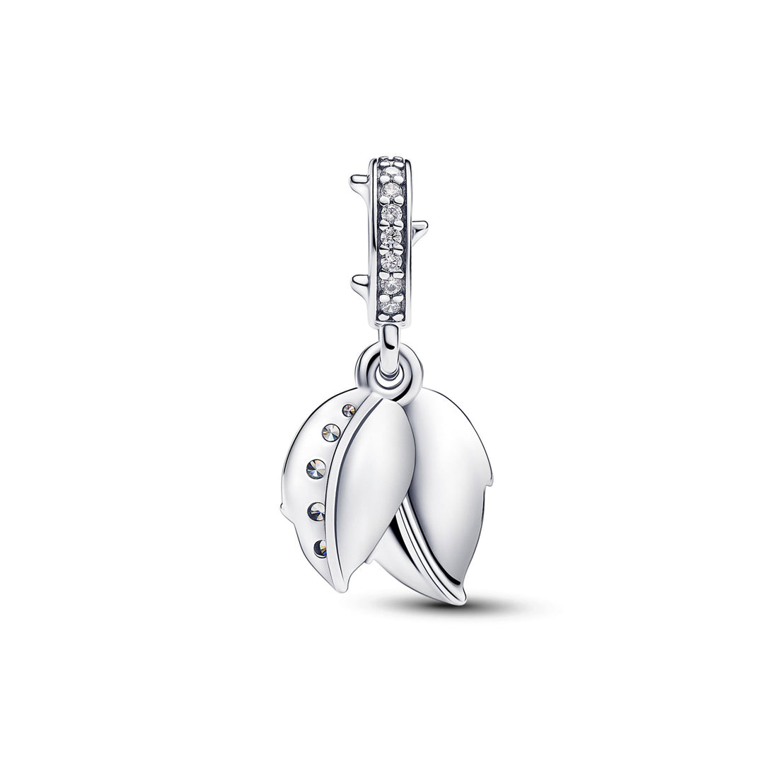Pandora Weisse Blühende Rose Doppelter Charm - 793200C01
