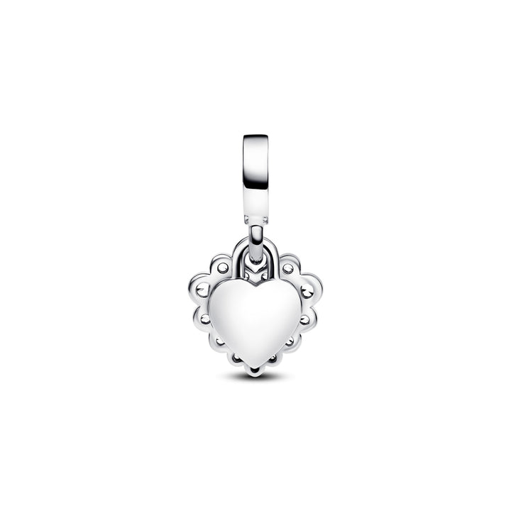 Pandora Funkelnder Doppel Herzanhänger Charm - 793765C01
