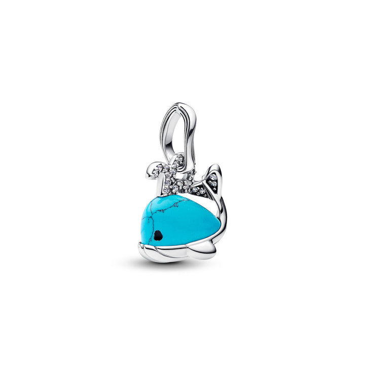 Pandora Türkisfarbener Wal Charm Anhänger - 793822C01