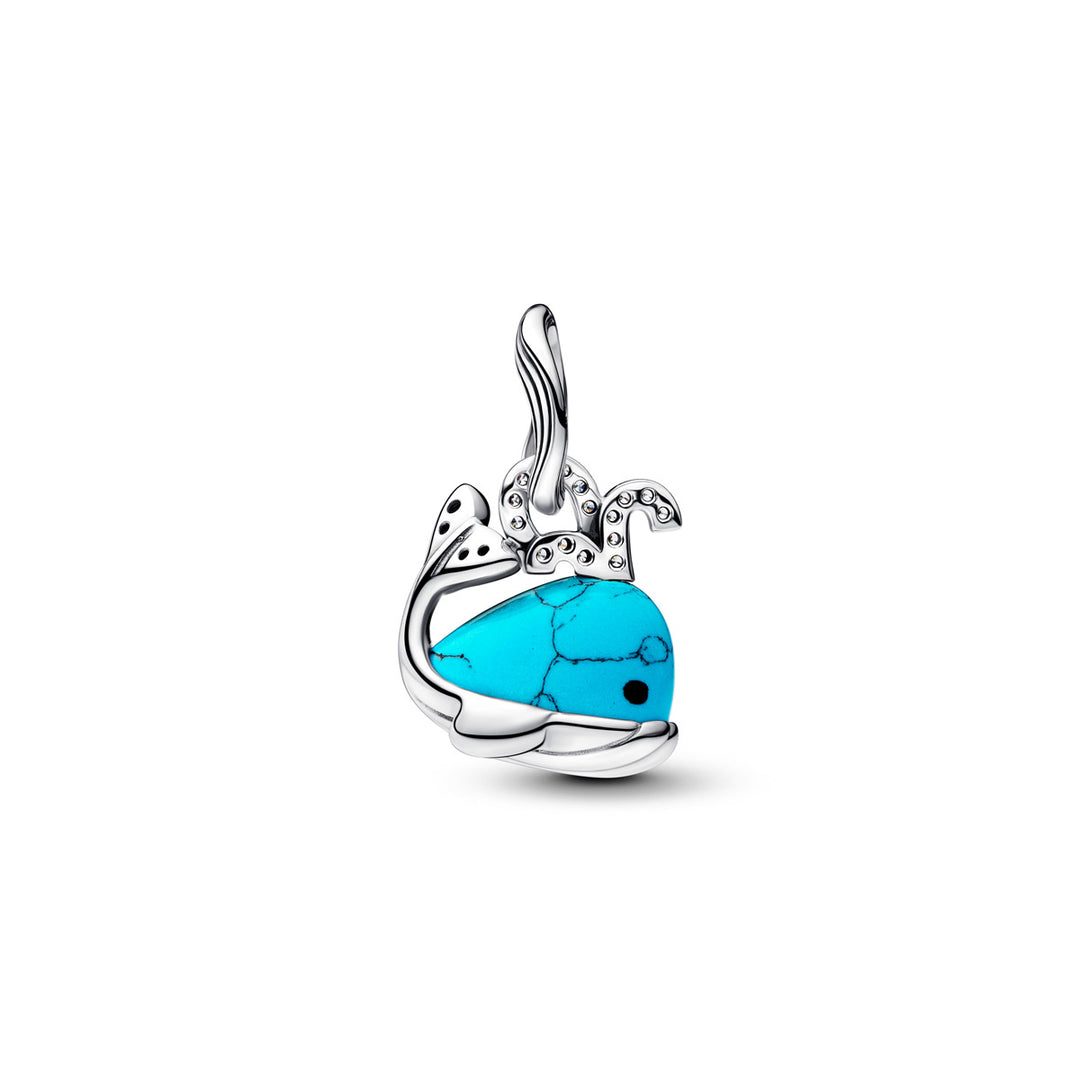 Pandora Türkisfarbener Wal Charm Anhänger - 793822C01