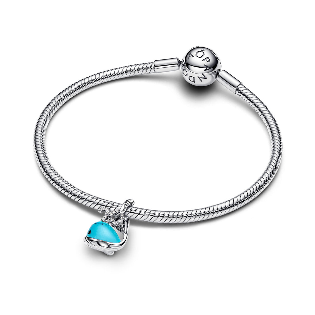 Pandora Türkisfarbener Wal Charm Anhänger - 793822C01