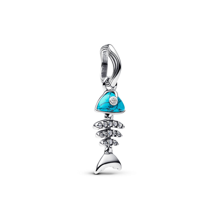 Pandora Charm Pendant Arête de Poisson Turquoise - 793894C01