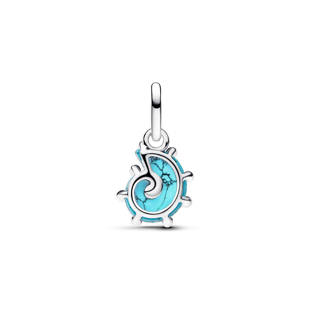 Pandora Blaue Murano Glas Meeresschnecke Charm Anhänger - 793900C01