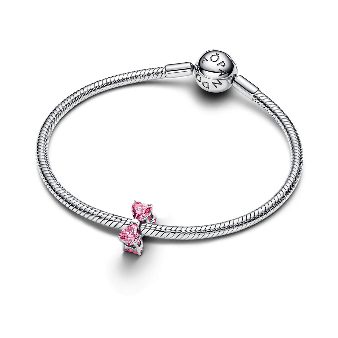 Pandora Rosafarbene Schleife Charm - 794253C01