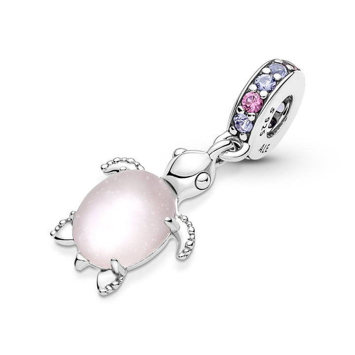 Pandora Rosafarbene Meeresschildkröte Murano Glas Charm - 798939C02