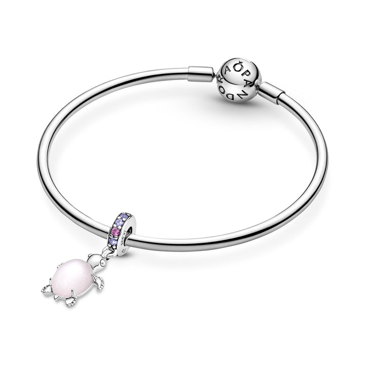 Pandora Rosafarbene Meeresschildkröte Murano Glas Charm - 798939C02