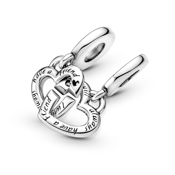 Pandora Verbundene Schwester Teilbare Herzen Charm - 799538C01