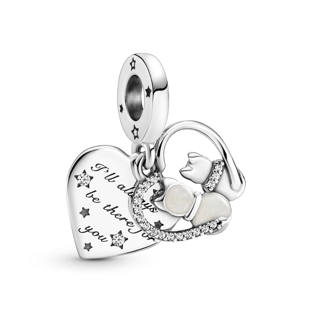 Pandora Cats &amp; Hearts Charm - 799546C01