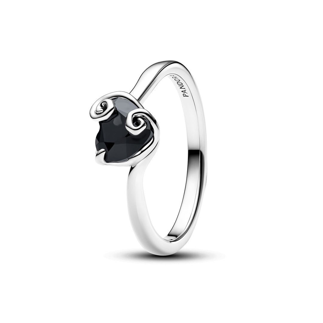 Pandora Disney The Nightmare Before Christmas Jack Black Heart Ring  - 194733C01