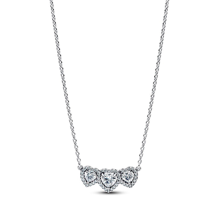 Pandora Collier Trilogie de Cœurs Halo - 394412C01-45