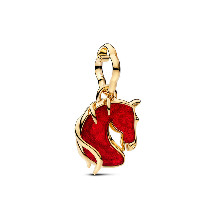 Pandora Charm Pendant Cheval de Feu Murano Rouge - 764431C01