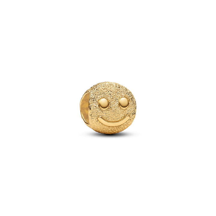 Pandora Strukturiertes Glückliches Gesicht Mini Charm - 764526C00