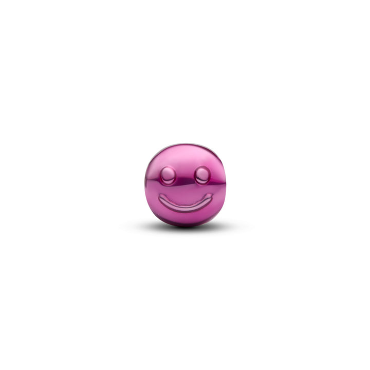 Pandora Pink Happy Face Mini Charm - 794815C01